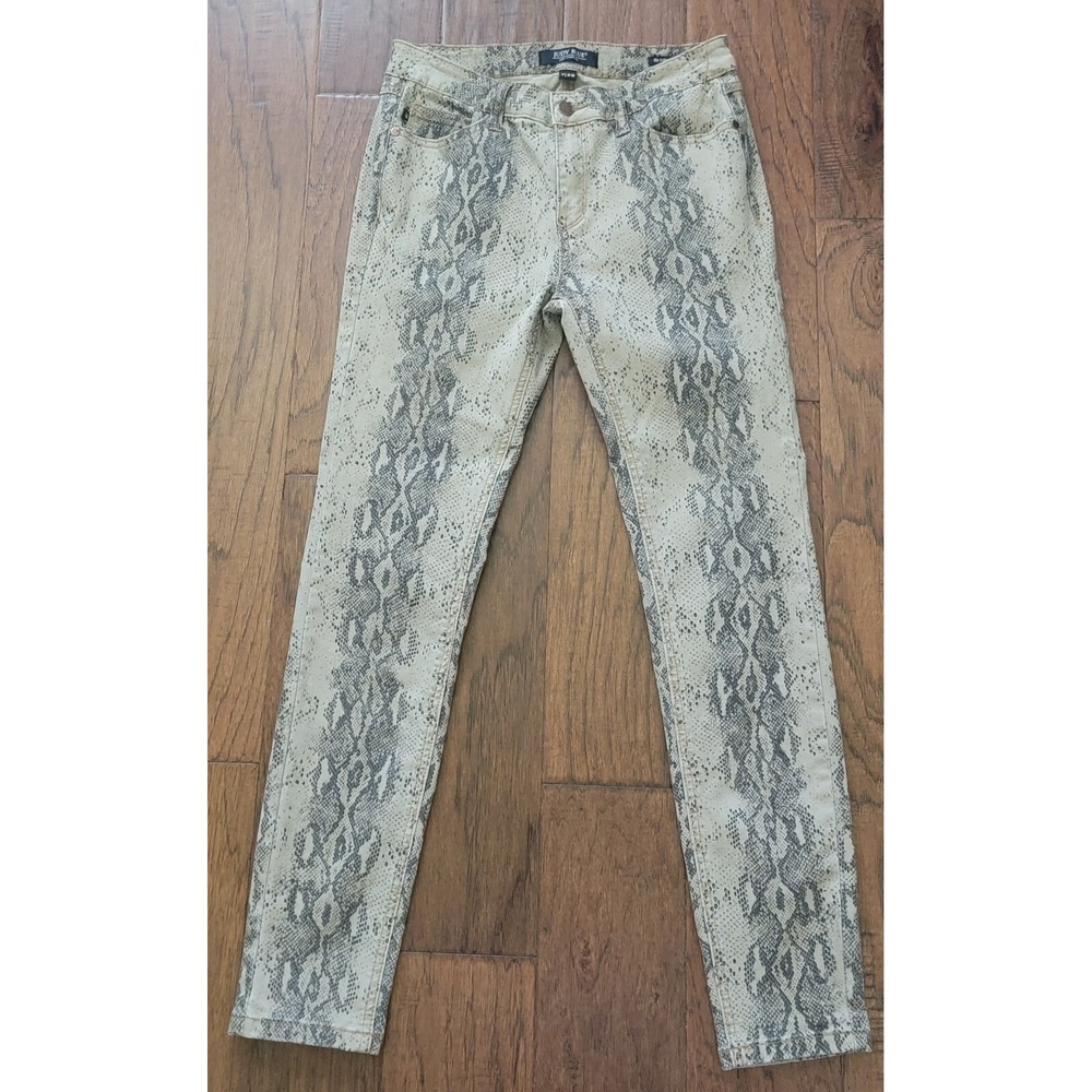 Judy Blue Women's Skinny Fit Phyton‎ Print Jeans RN#116380 Size 28x28